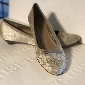 Nine and Co. Ballerina Flat tapestry print sz 10M